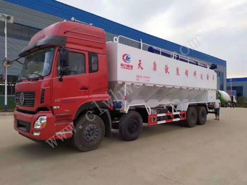 東風(fēng)天龍前四后八40方散裝飼料運(yùn)輸車 價(jià)格  報(bào)價(jià) 廠家